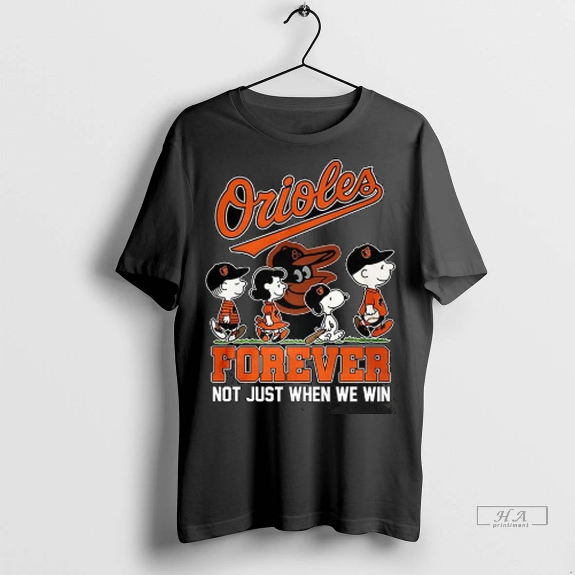 Official The Peanuts Baltimore Orioles Show Forever Not Just When We Win Tshirts Sweater