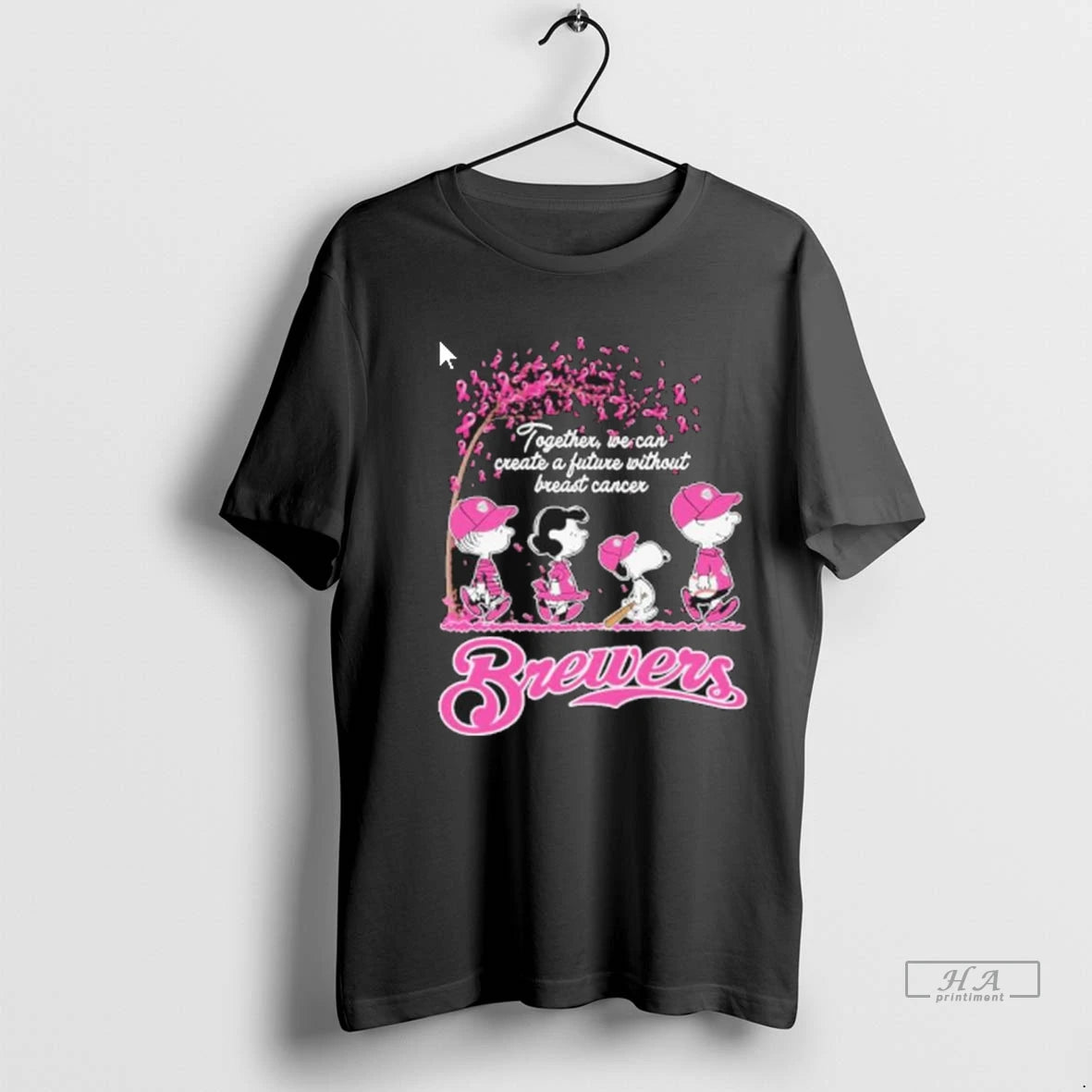 Official The Peanuts X Milwaukee Brewers Together We Can Create A Future Without Breast Cancer