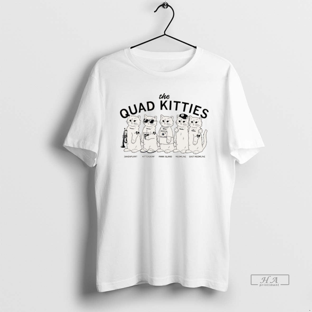 Official The Quad Kitties Davenpurrt Kittendorf Pawk Island Meowline East Meowline Christmas