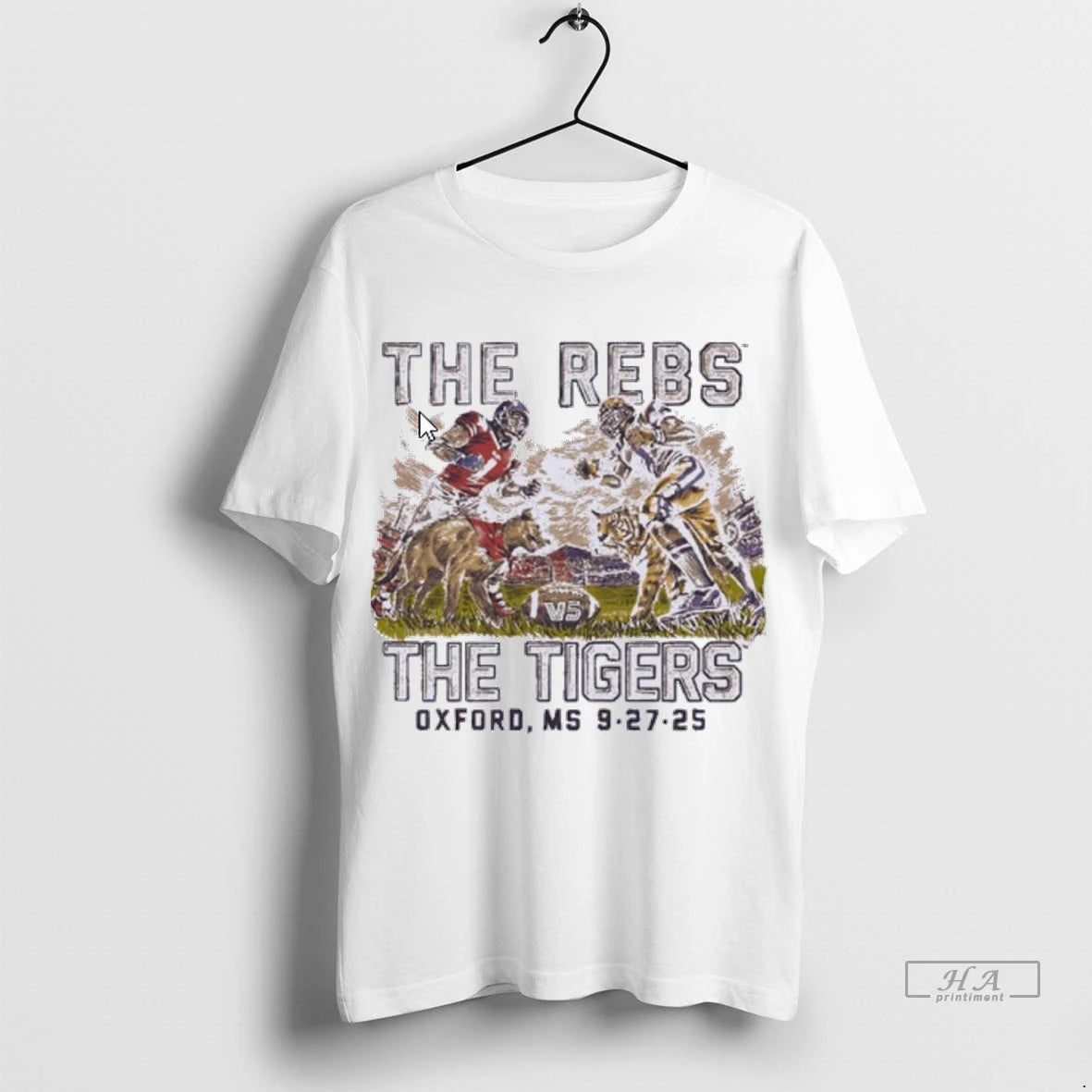 Official The Rebs Ole Miss Vs The Tigers Lsu September 27 2025 Tshirts Sweater