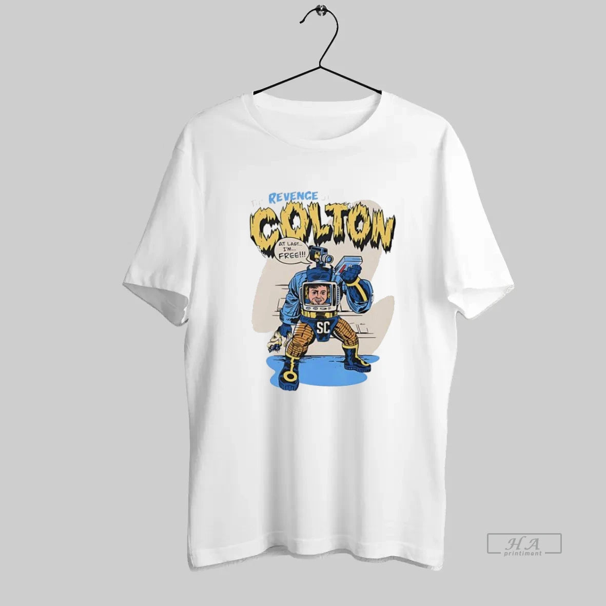 Official The Revenge Of Colton In The Tv Robot At Last Im Free Comic