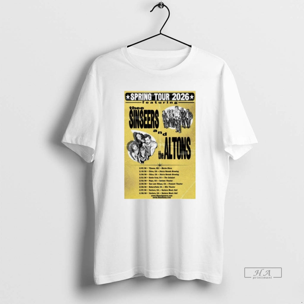 Official Thee Sinseers And The Altons Spring 2026 Tour Dates