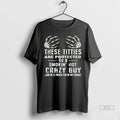Official These Titties Are Protected By A Smokin Hot Crazy Guy Skeleton Hand Tee Tshirts
