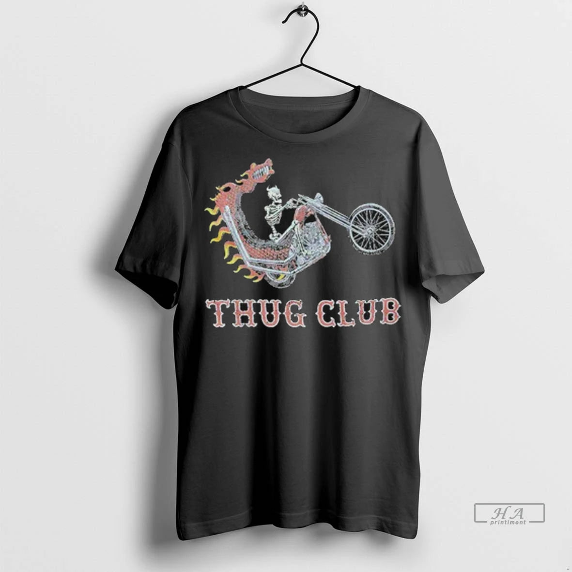 Official Thug Club 25fwdragon Chopper Skeleton Tshirts Sweater
