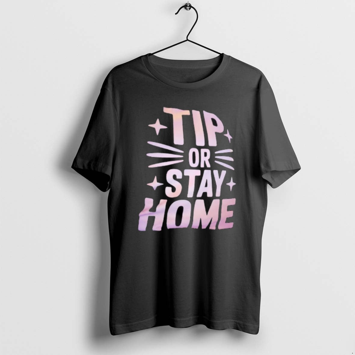 Official Tip Or Stay Home Cat Graphic