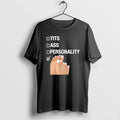 Official Tits Ass Personality Toes Checklist Leg Graphic