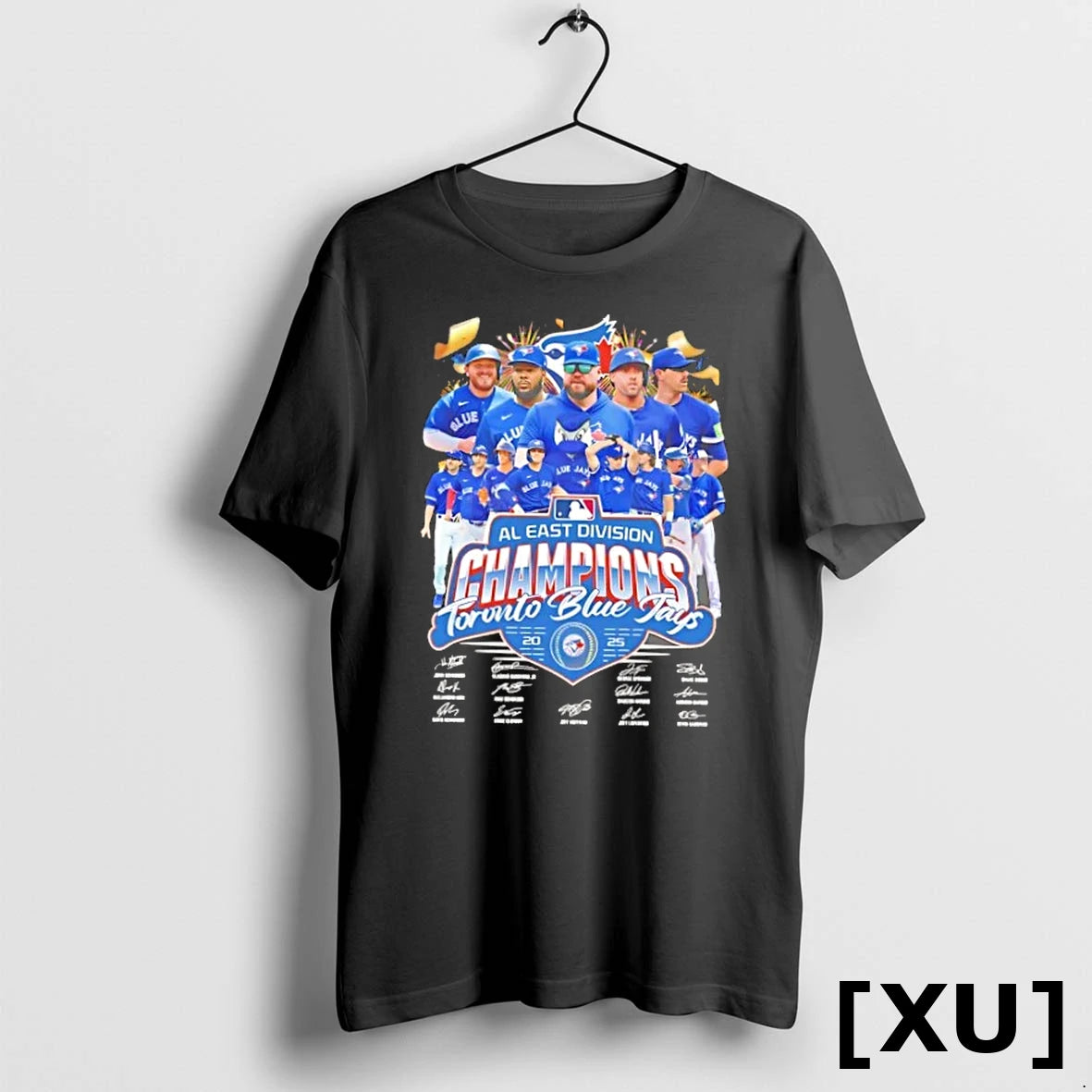 Official Toronto Blue Jays Al East Division Champions 2025 Signatures Tshirts Sweater