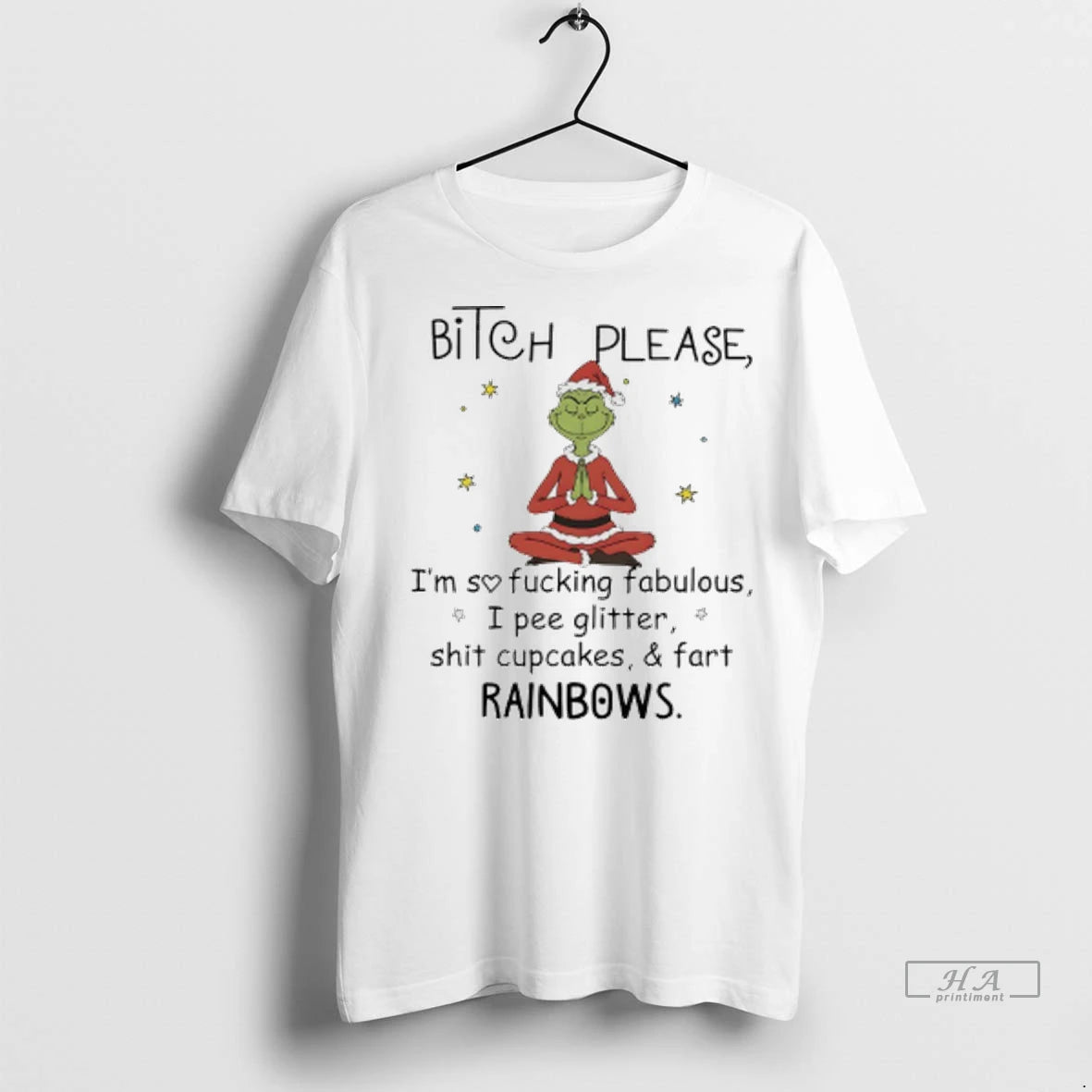 Official Trendy Grinch Yoga Bitch Please Im So Fucking Fabulous I Pee Glitter Shit Cupcakes