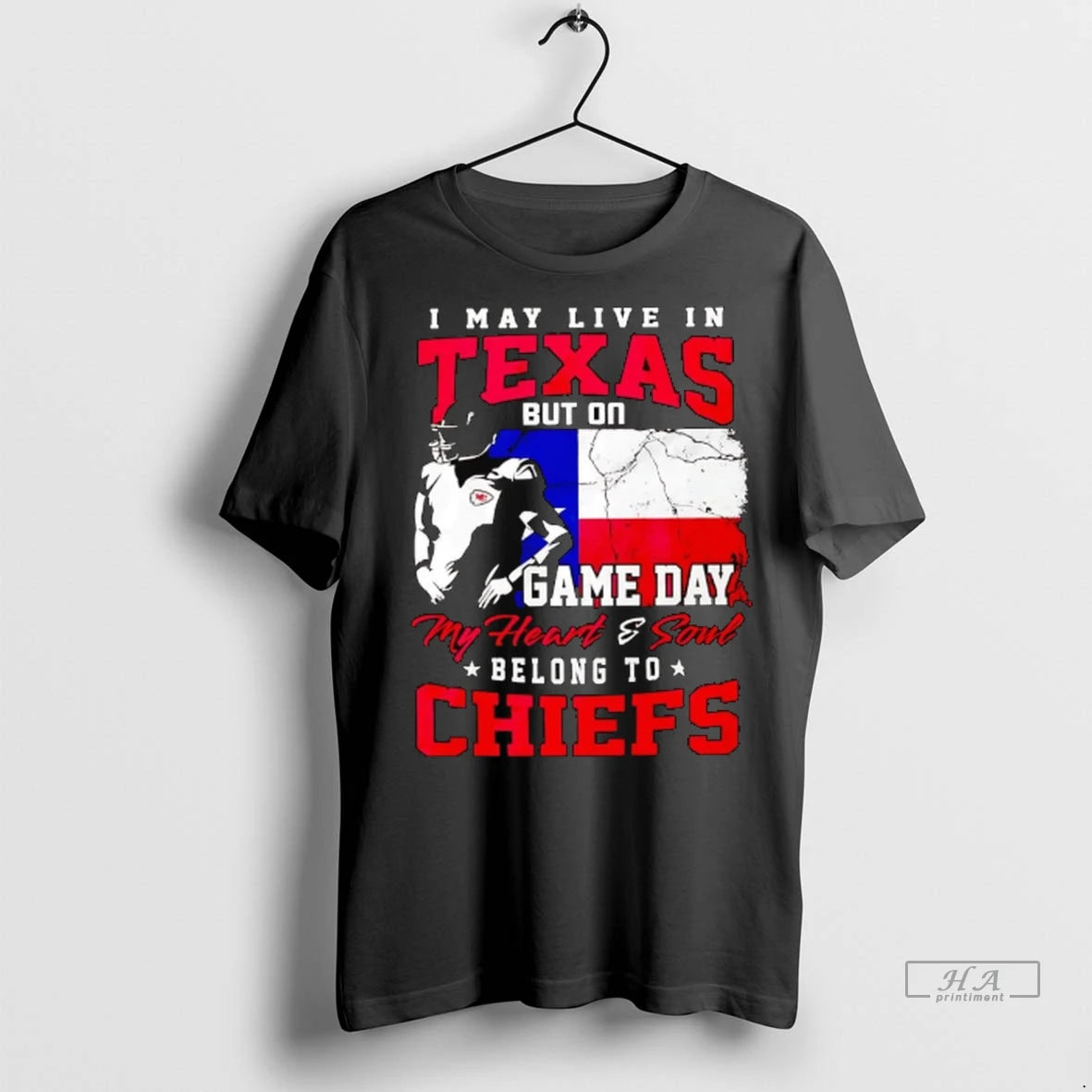 Official Trendy I May Live In Texas But On Game Day My Heart And Soul