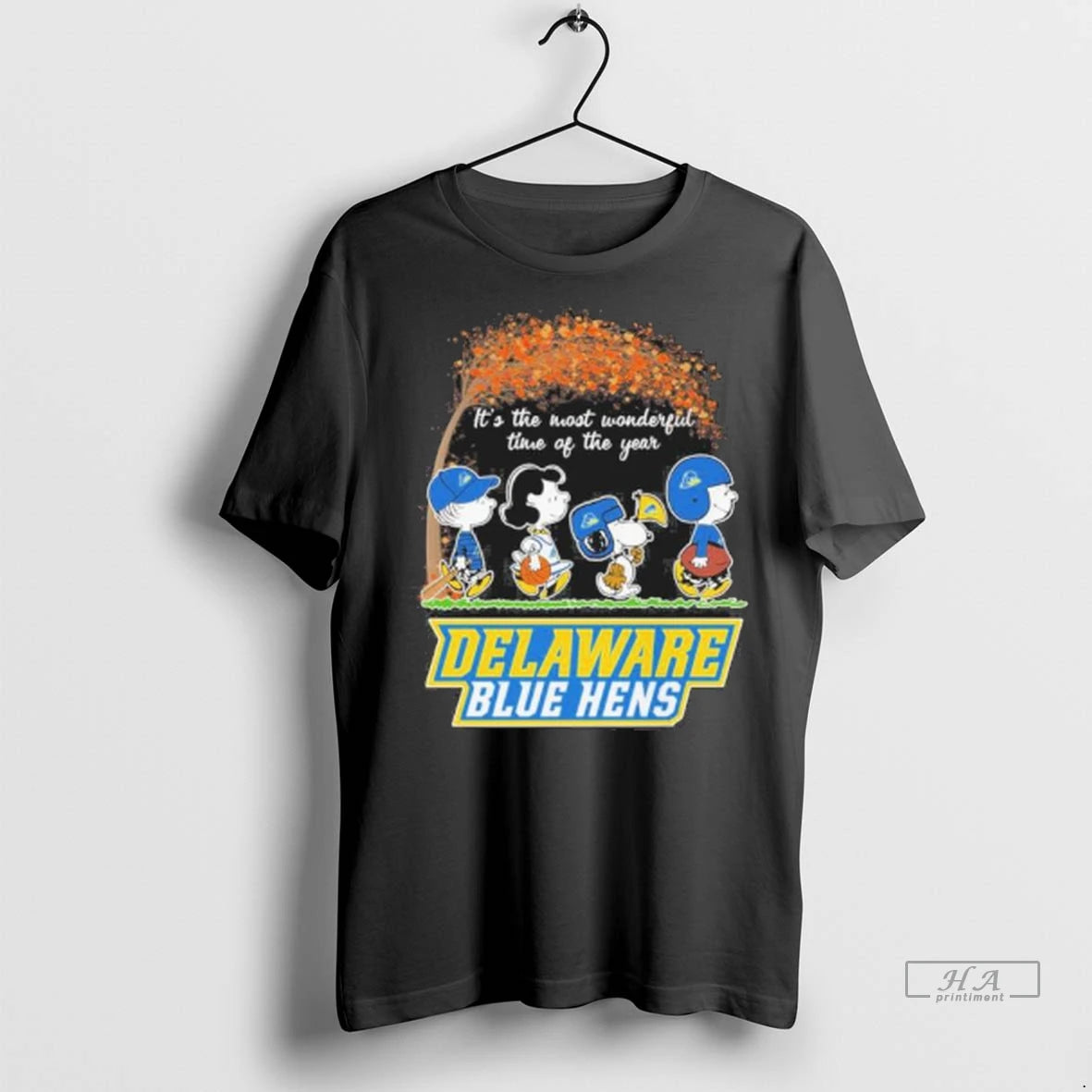 Official Trendy The Peanuts X Delaware Blue Hens Its The Most Wonderful Time Of The