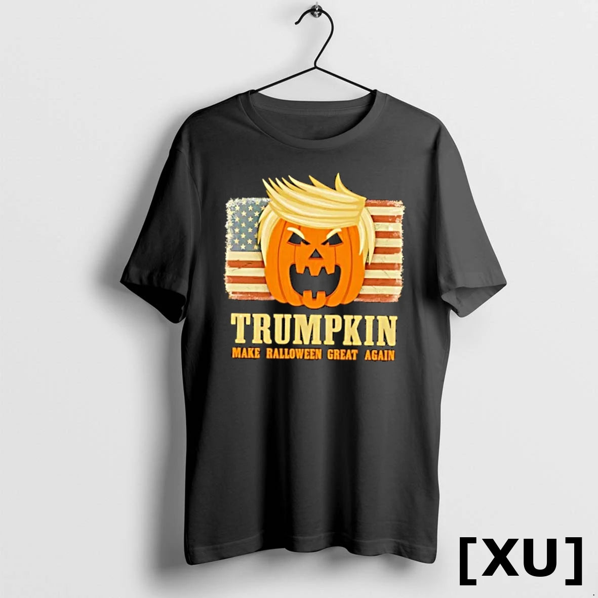 Official Trumpkin Halloween Make Halloween Great Again Usa Flag Tshirts Sweater
