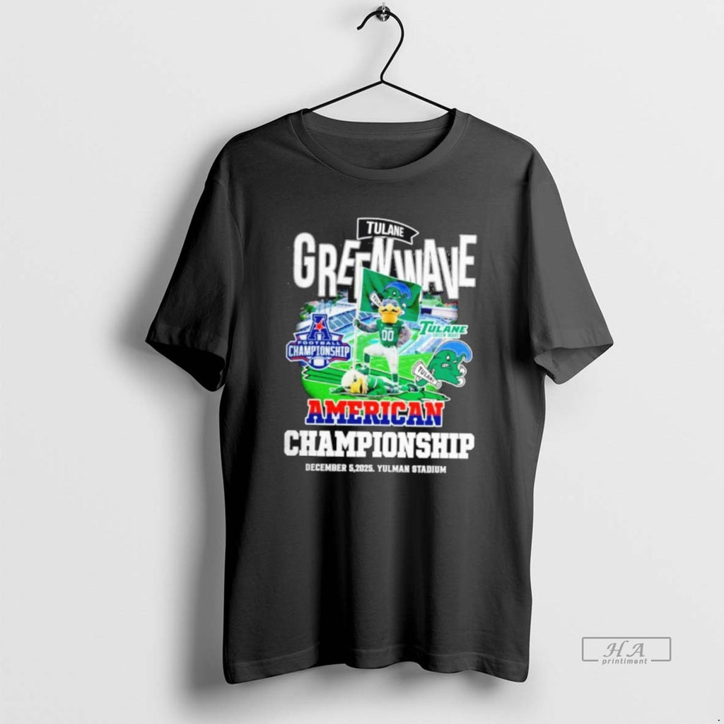 Official Tulane Green Wave American Championship 2025 Victory