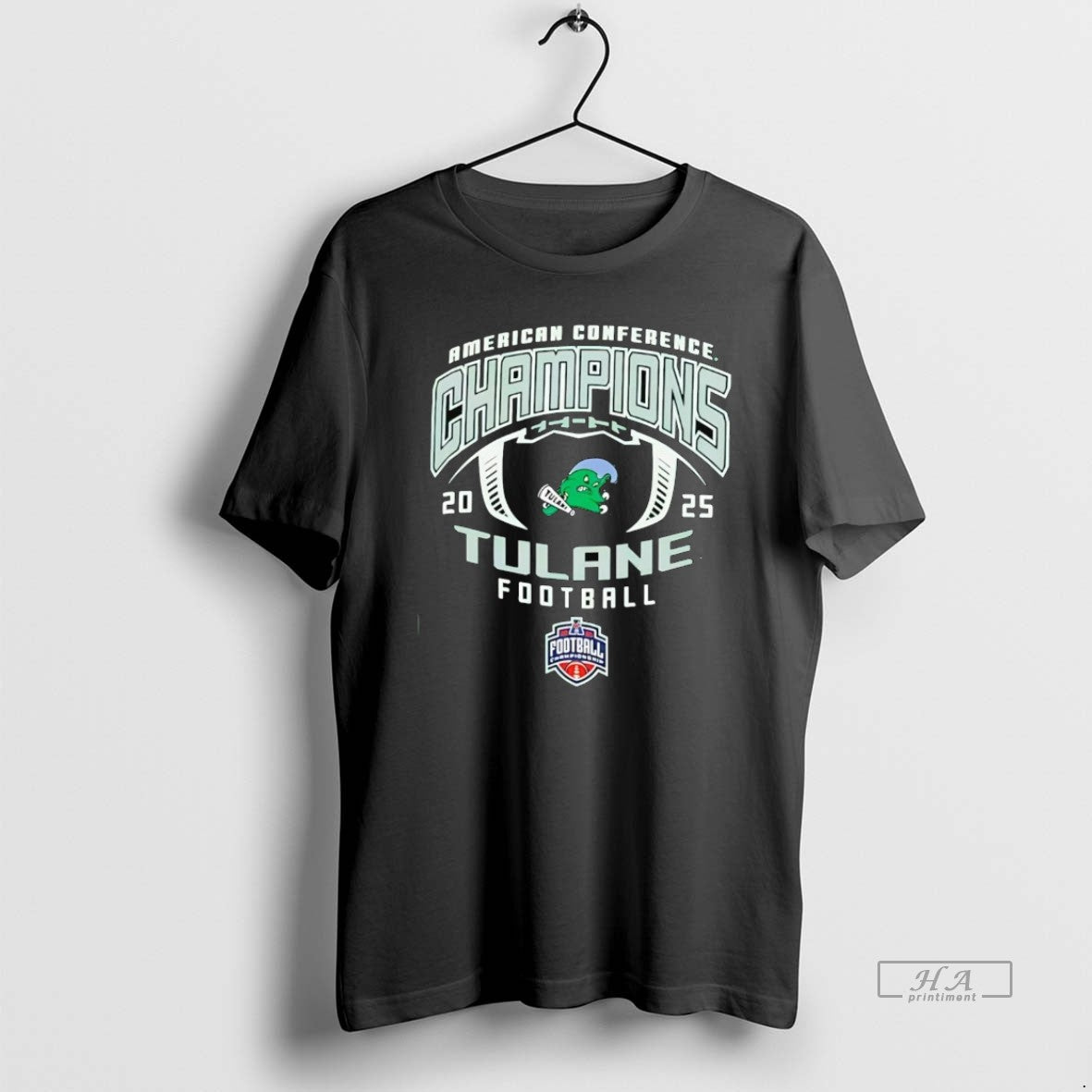 Official Tulane Green Wave American Conference Champions 2025