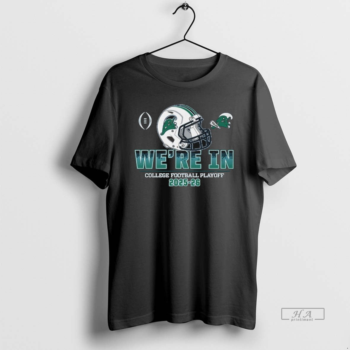 Official Tulane Green Wave College Football Playoff Were In 2025 2026 Helmet