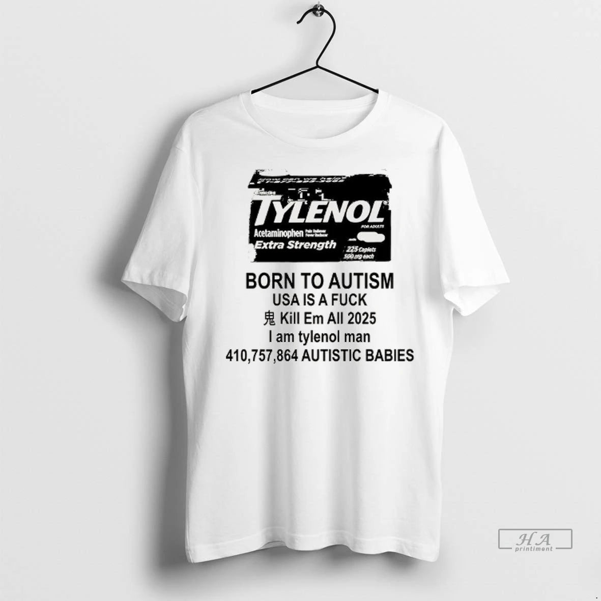 Official Tylenol Born To Autism Tshirts Sweater