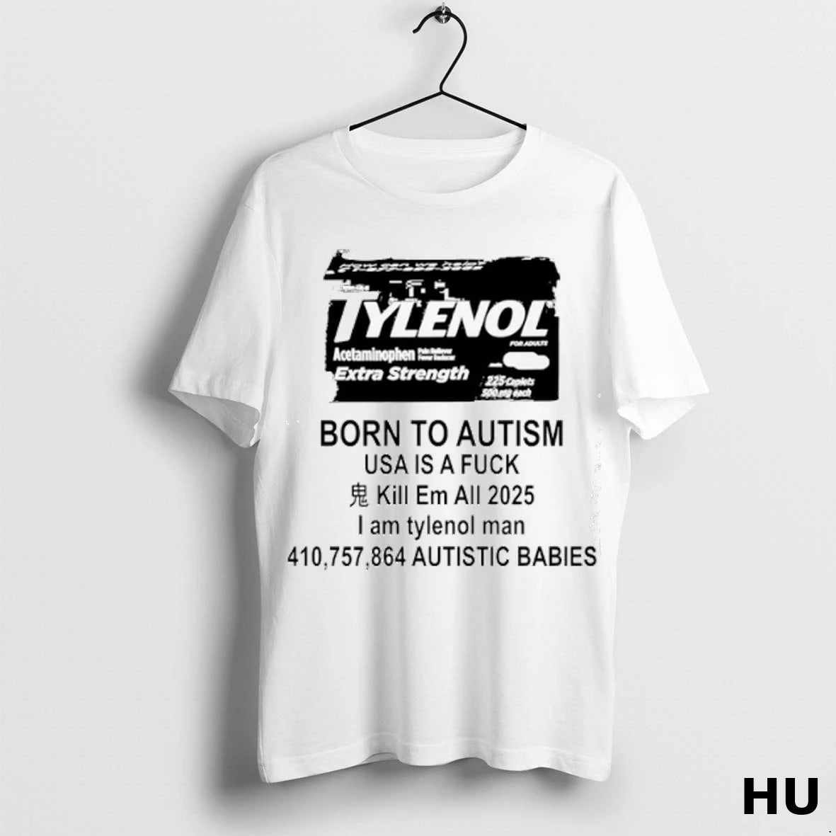 Official Tylenol For Adults Acetaminophen Extra Strength Born To Autism Usa Is A Fck Kill