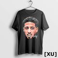 Official Tyrese Haliburton Indiana Pacers Big Head Signature Tshirts Sweater