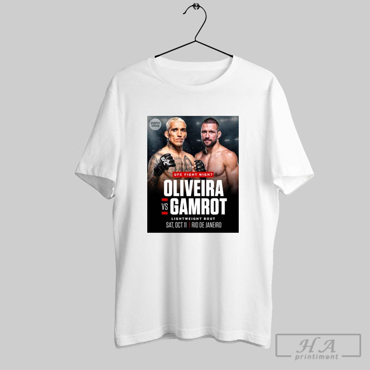 Official Ufc Fight Night Oliveira Vs Gamrot Lightweight Bout Saturday October 11 2025 Rio De