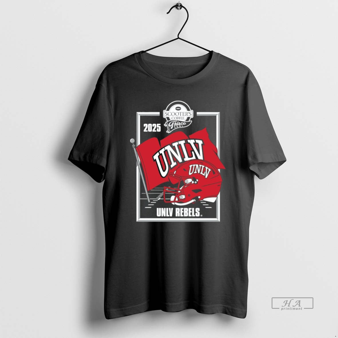 Official Unlv Rebels 2025 Scooters Coffee Frisco Bowl Helmet