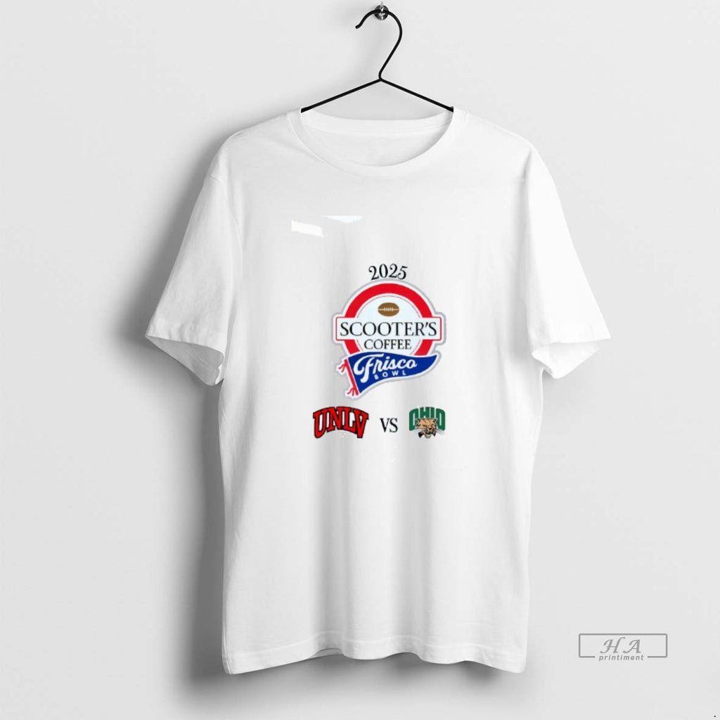 Official Unlv Rebels Vs Ohio Bobcats 2025 Frisco Bowl Mens White
