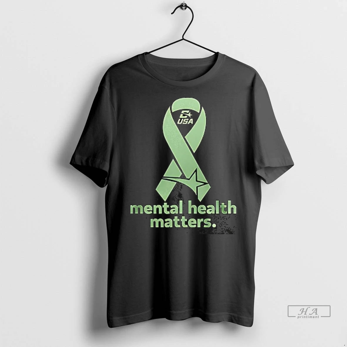 Official Usa Utep Mental Health Matters Green Ribbon Tshirts Sweater