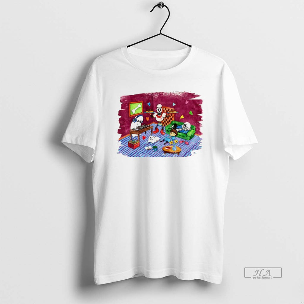 Official Undertale 10th Anniversary Commemorative Chill Arrangement Video Game Character Painting