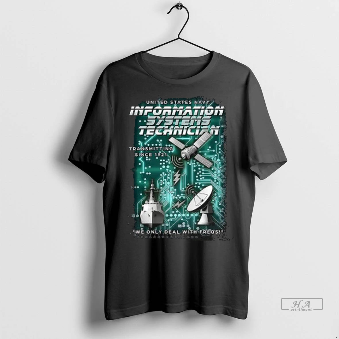 Official United States Navy Information Systems Technician Transmitting Since 1921 Tshirts Sweater