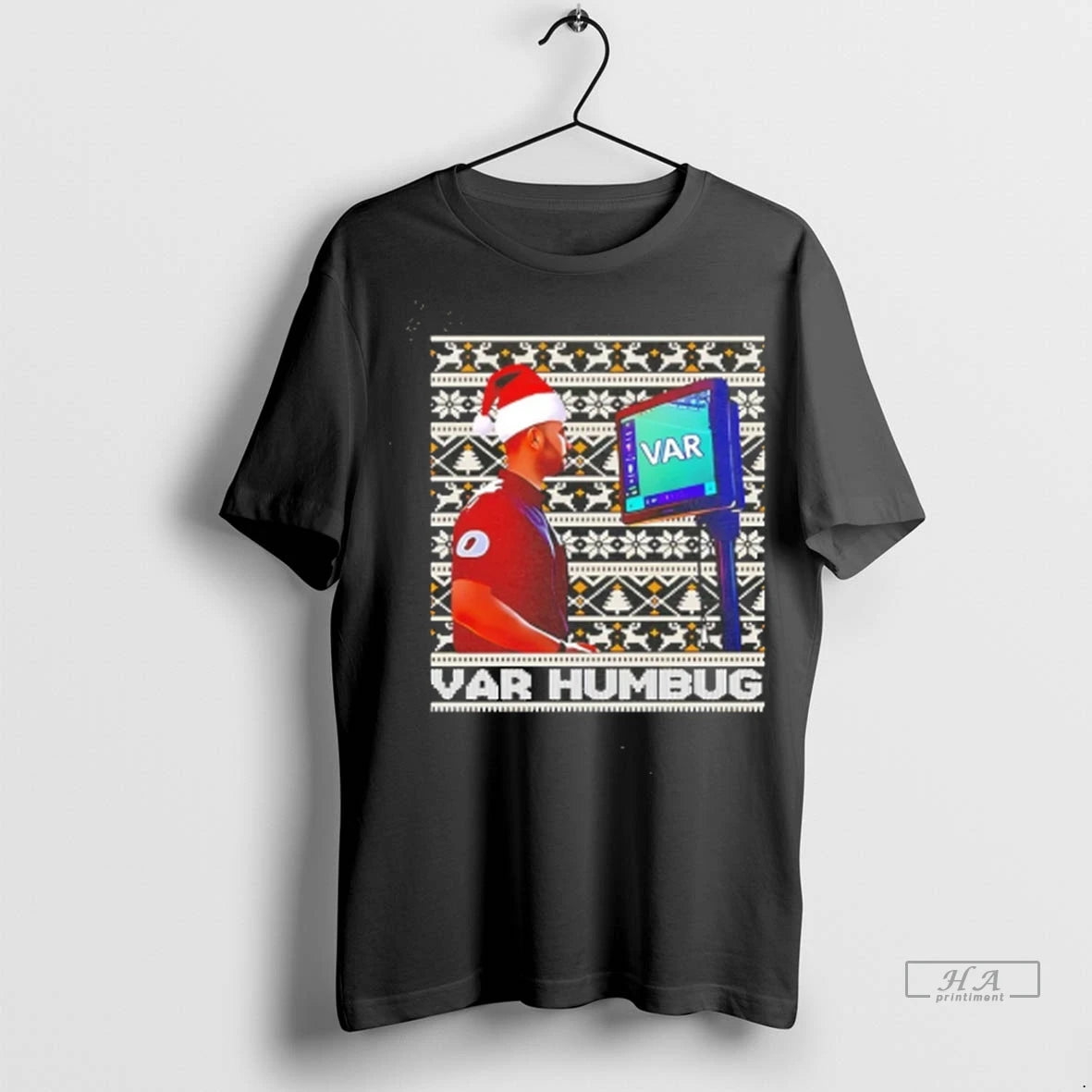 Official Var Humbug Football Christmas Tee Tshirts Sweater