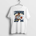 Official Valiant University Of Michigan Wolverines Basketball Yaxel Lendeborg Caricature