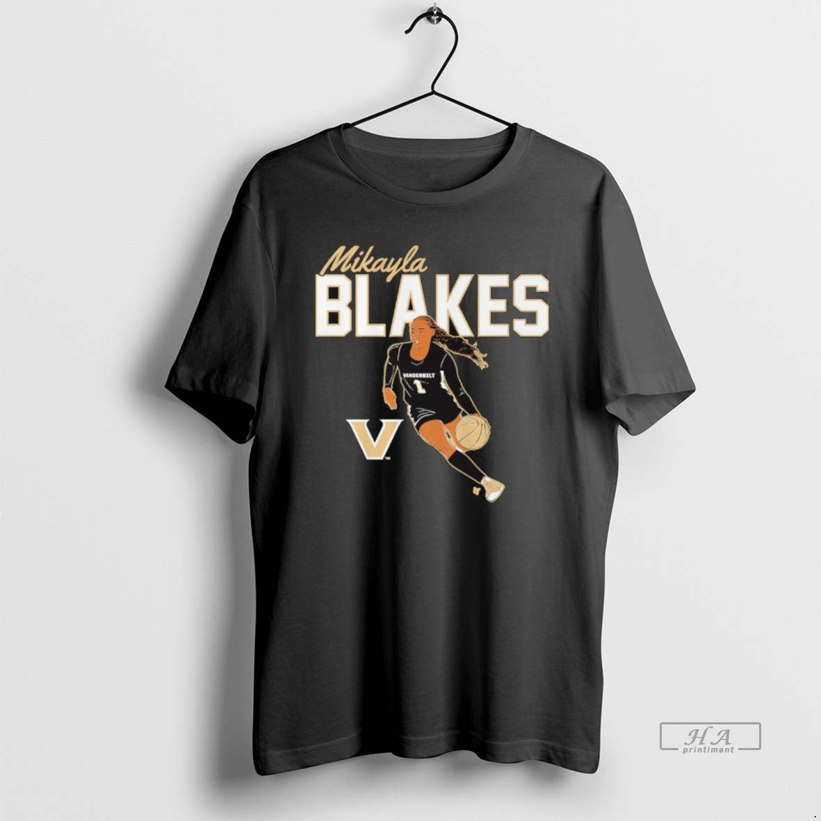 Official Vanderbilt Commodores Basketball Mikayla Blakes Name Pose