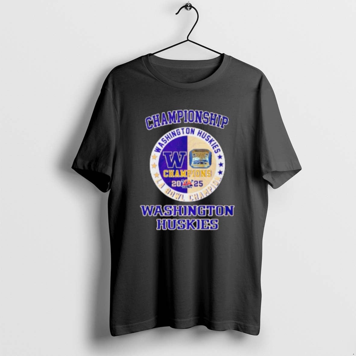 Official Washington Huskies 2025 La Bowl Champions Logo