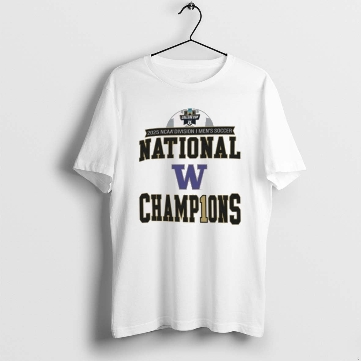 Official Washington Huskies 2025 Ncaa Division I Mens Soccer National Champions