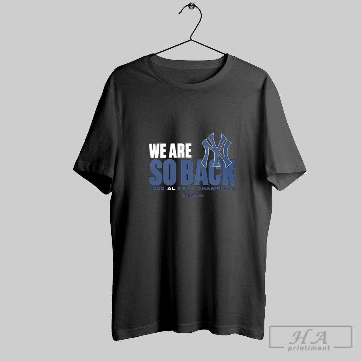 Official We Are So Back New York Yankees 2025 Al East Division Champions V Neck