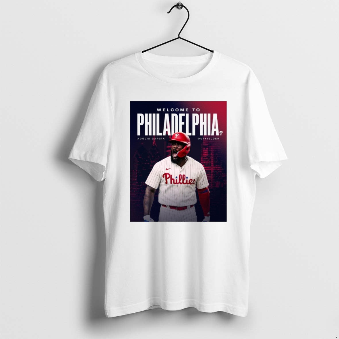 Official Welcome To Philadelphia Phillies Adolis Garcia El Bombi Outfielder