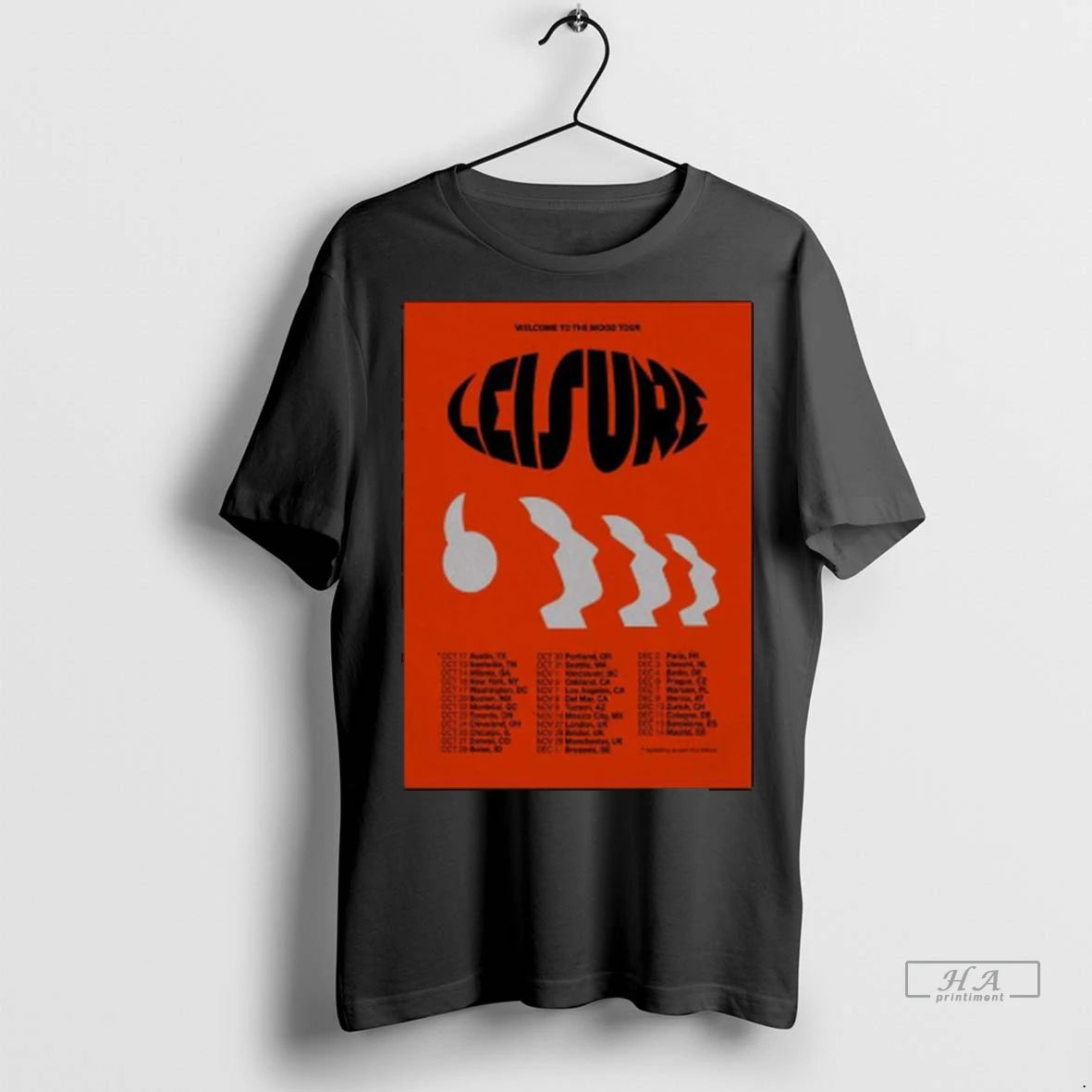 Official Welcome To The Mood Tour 2025 Leisure Long Sleve Tshirts Sweater