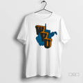 Official West Virginia Mountaineers 1965 Throwback Logo Ladies Tshirts Sweater