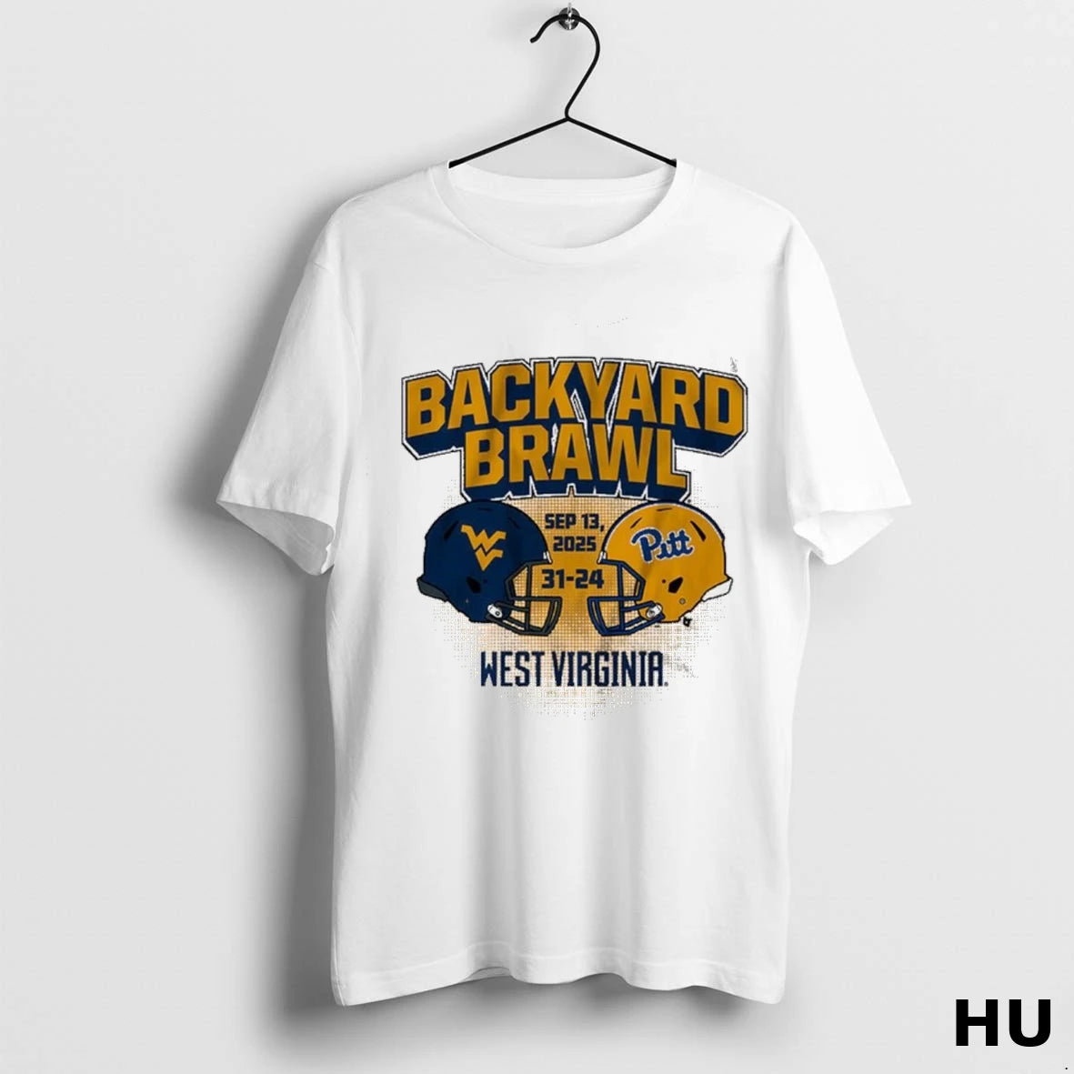 Official West Virginia Mountaineers Vs Pitt Panthers Score 31 24 College Football Backyard Brawl Champs