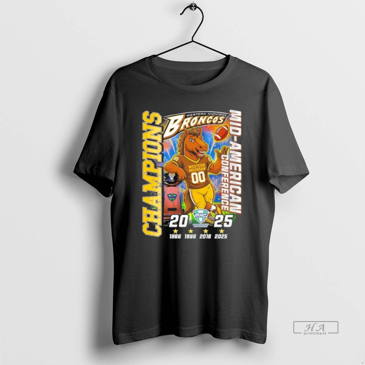 Official Western Michigan Broncos Big 12 Conference Champions 2025