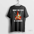 Official What The Fuck Is A Gender Skeleton Graphic Tshirts Sweater