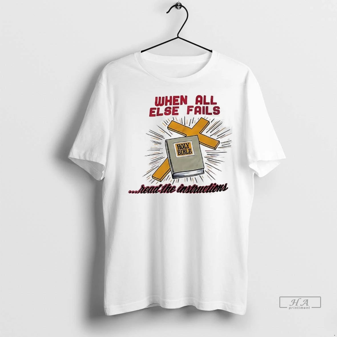 Official When All Else Fails Read The Instructions Tshirts Sweater
