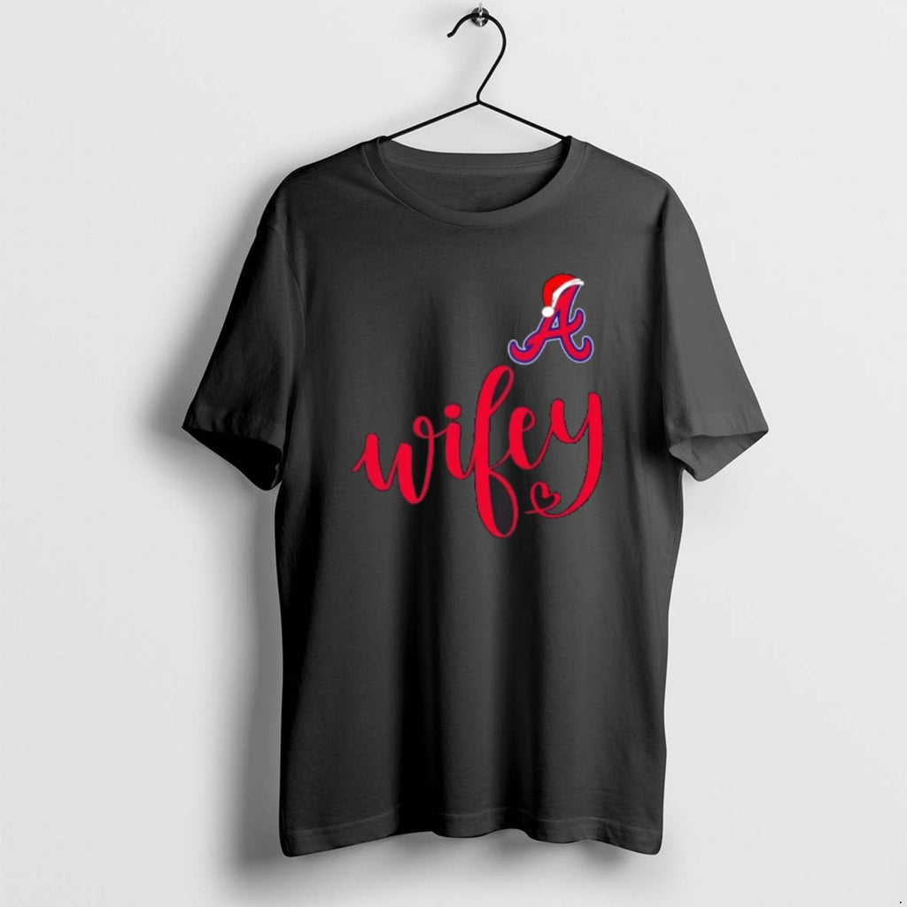 Official Wifey Atlanta Braves Santa Hat Merry Christmas