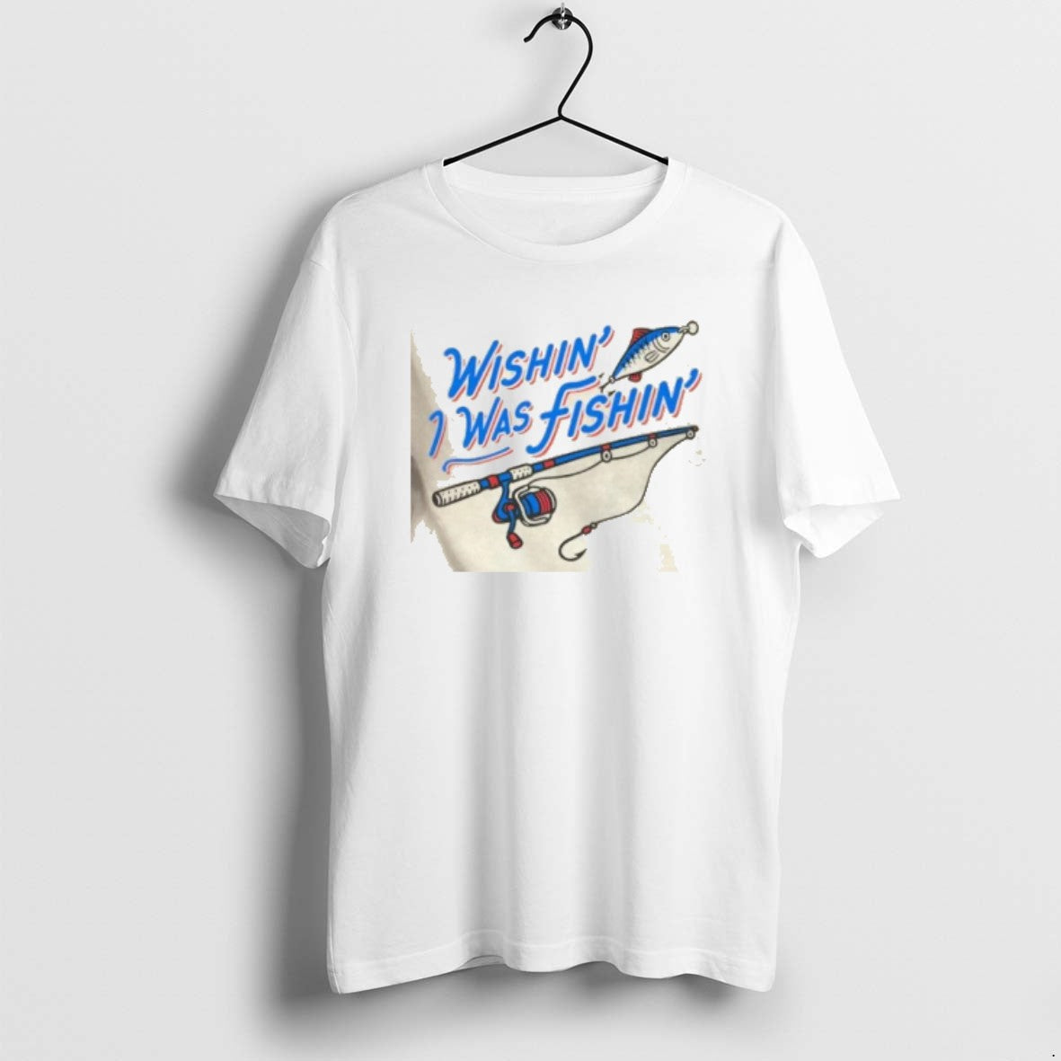 Official Wishin I Was Fishin Graphic