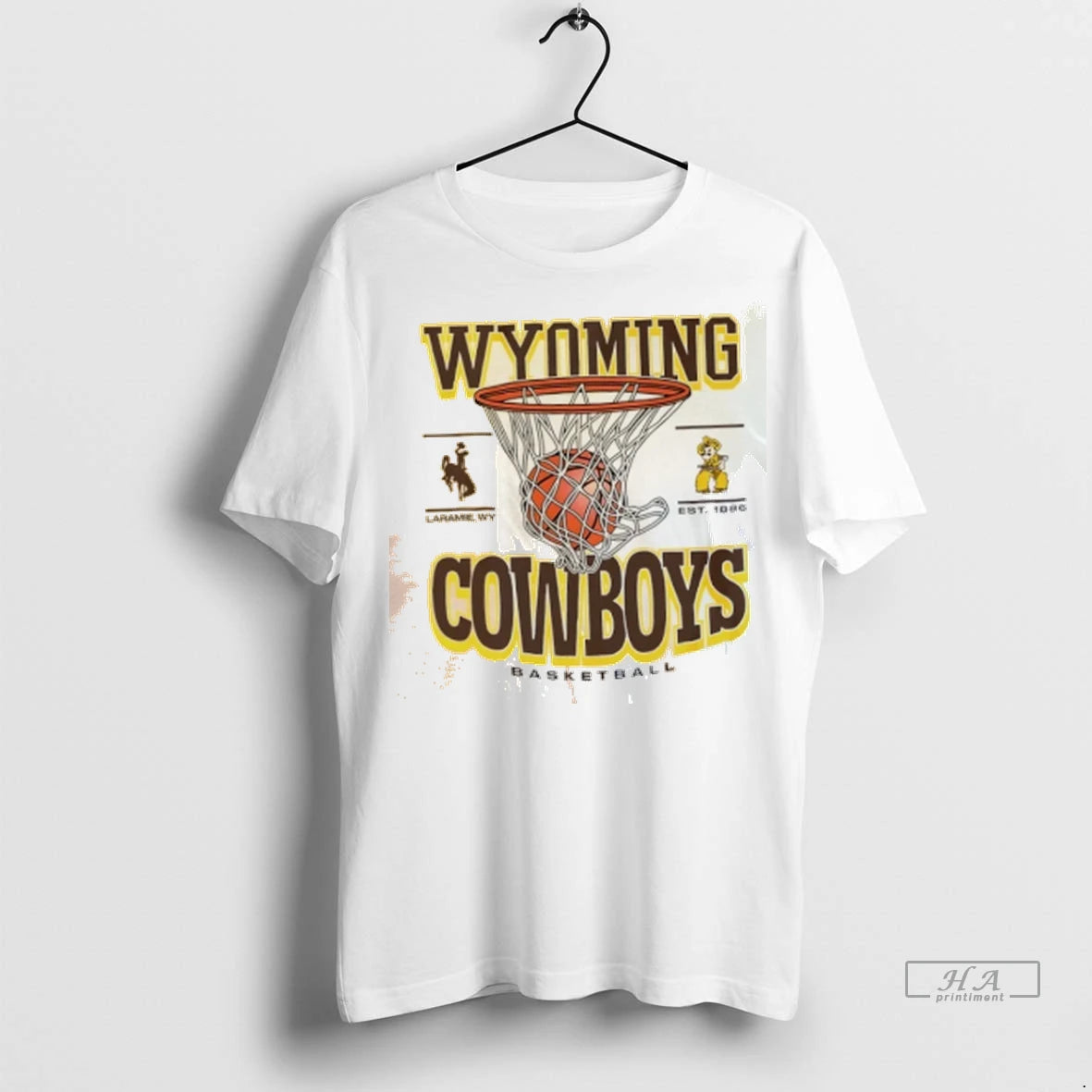 Official Wyoming Cowboys Basketball Game Time Tshirts Sweater