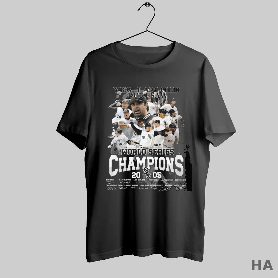 Official Yes I Am Old But I Saw Chicago White Sox World Series Champions 2005