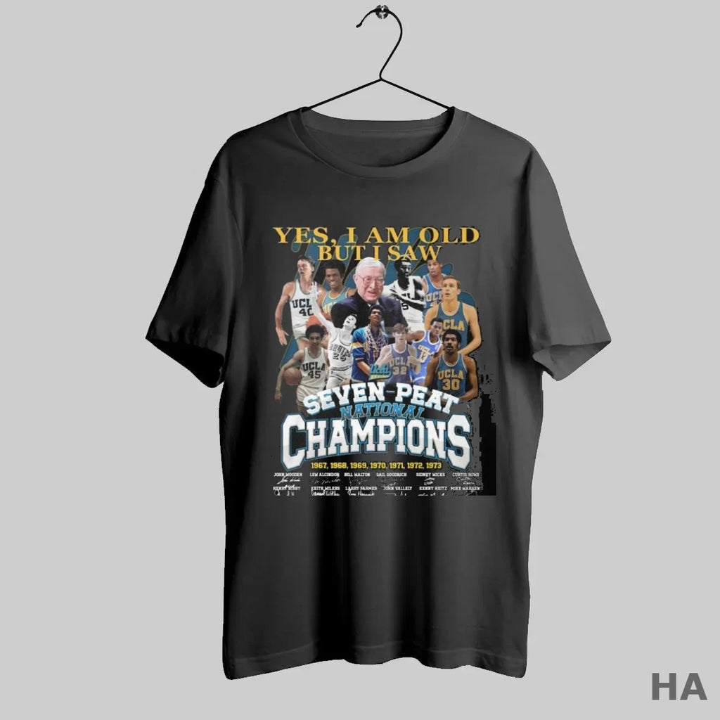Official Yes I Am Old But I Saw Ucla Bruins Seven Peat National Champions 1967