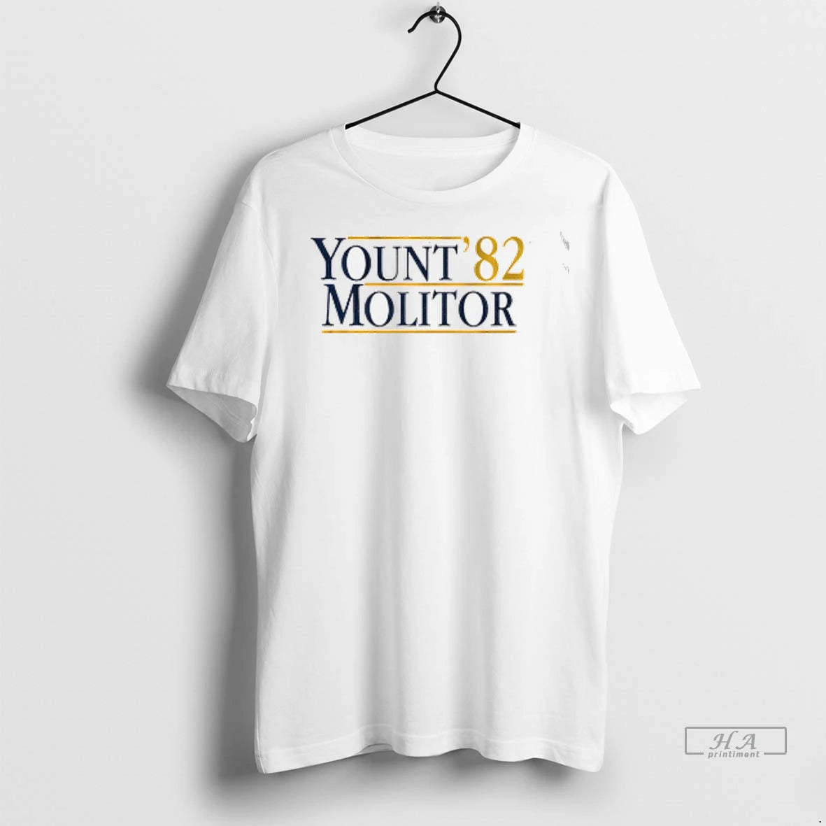 Official Yount Molitor 82 Robin Yount Va Paul Molitor Milwaukee Brewers Mlb Baseball 2025 Tshirts