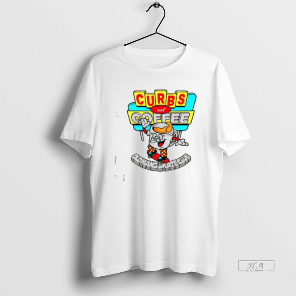 Official Curbs And Coffee Old Man Skate Club Classic Womens