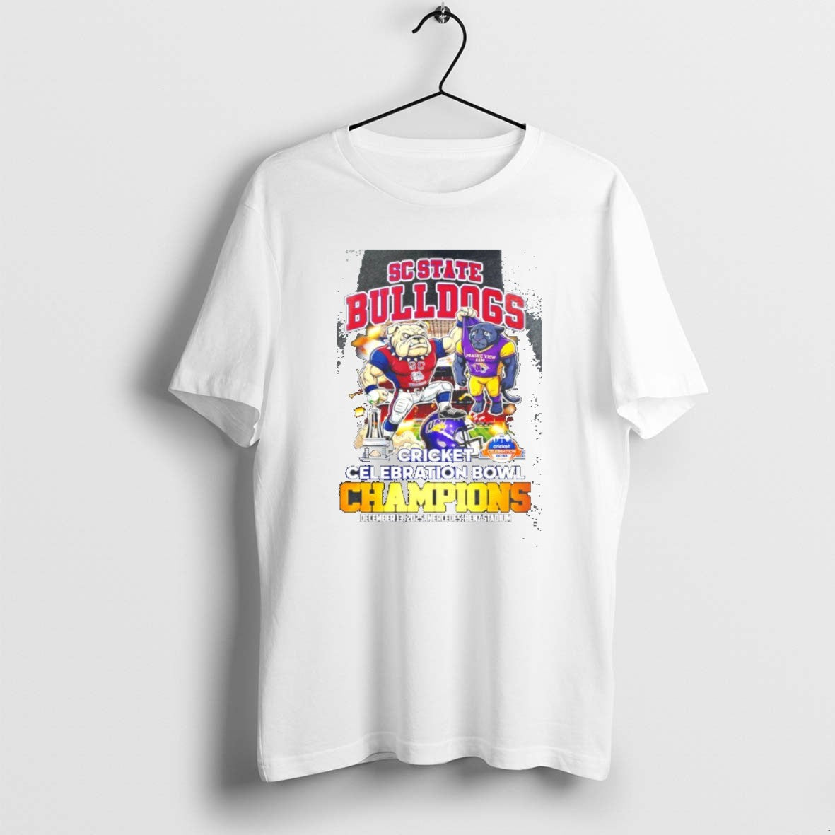 Official Dkwfz61k Sc State Bulldogs 2025 Cricket Celebration Bowl Champions Mascot