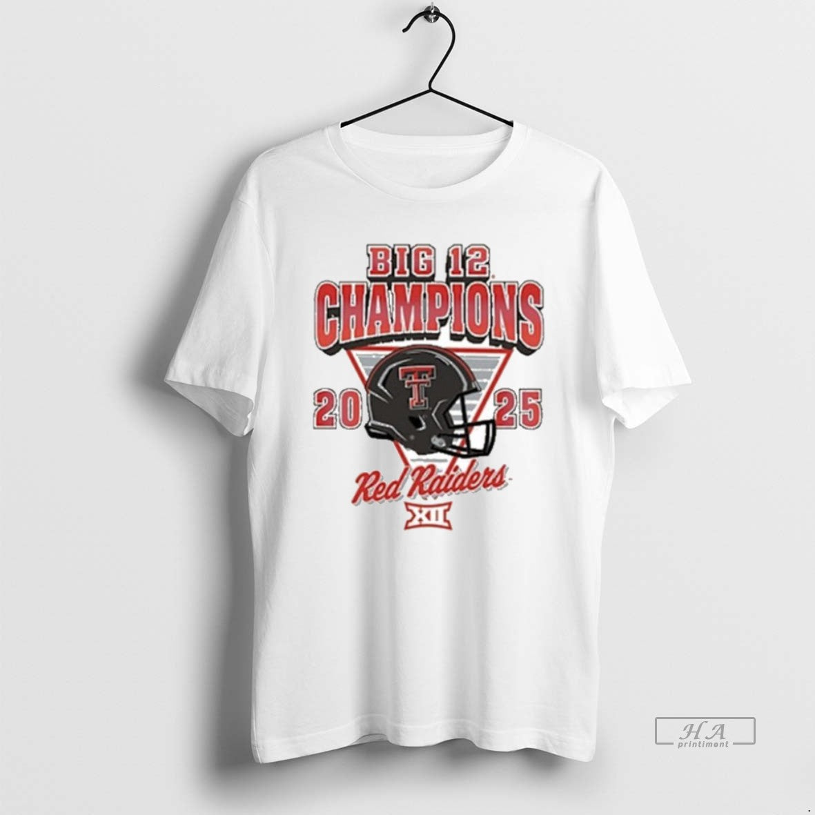 Official Texas Tech Red Raiders Summit Sportswear 2025 Big 12 Football Champions Helmet