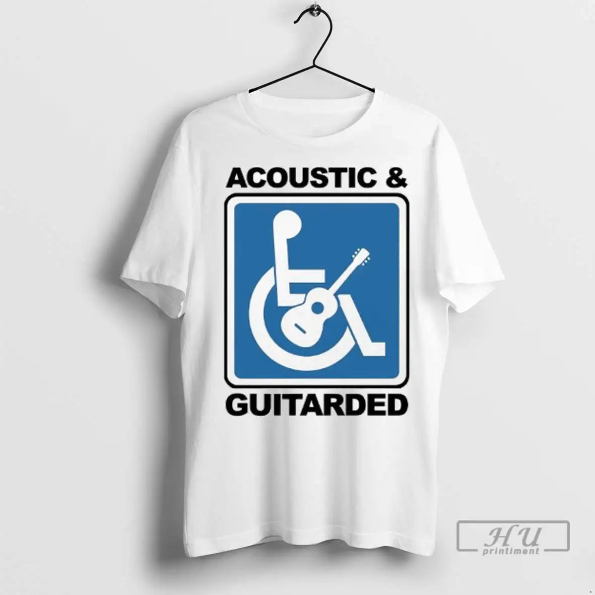Officials Acoustic And Guitarded Graphic Funny Ladies T Shirts